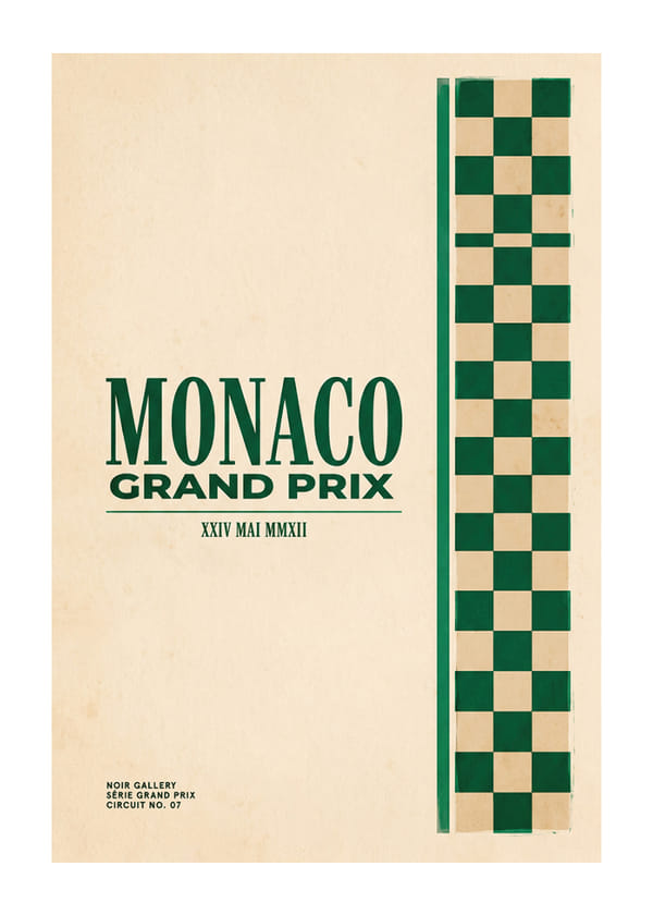 Plakat Monaco Grand Prix