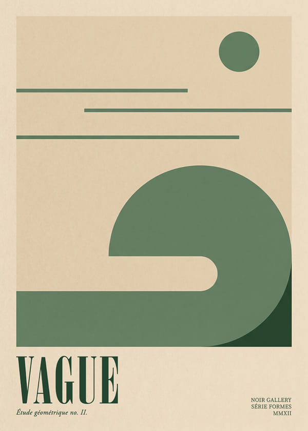 Poster Vague Geometrics