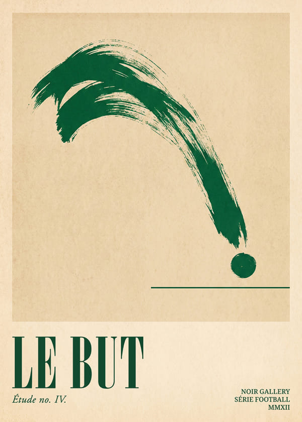 Plakat Le But Football