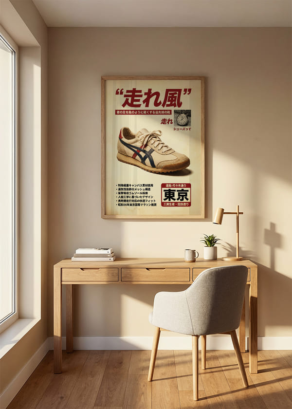 Plakat Tokyo Vintage Running Shoe crossfade