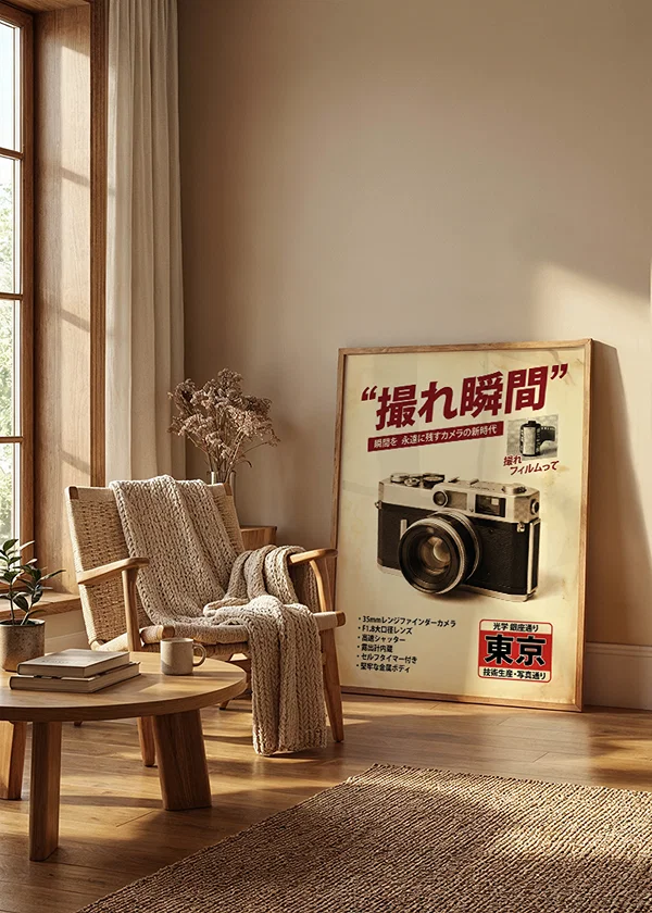 Poster Tokyo Vintage Camera crossfade