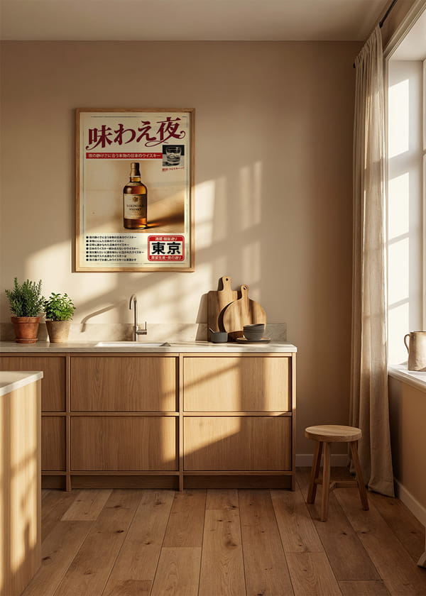 Poster Tokyo Vintage Whisky crossfade