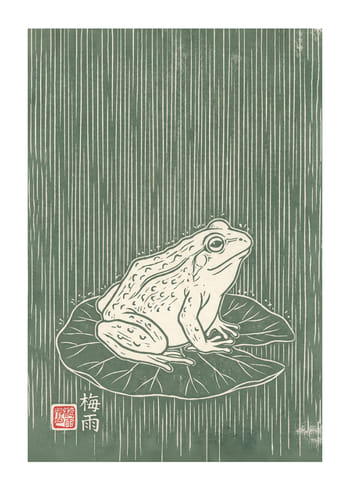 Poster A Frog In Plum Rain