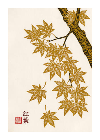 Poster Golden Maple Elegance