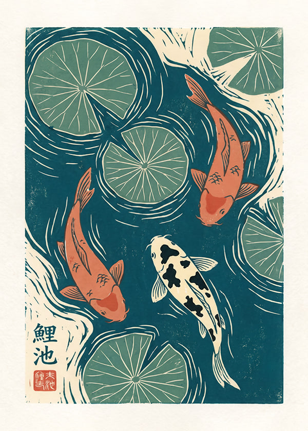 Póster Koi Dreams