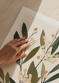 Naturliga blad och bär i perfekt harmoni.-9
