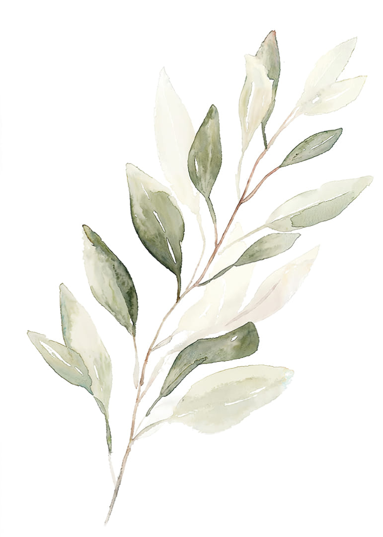 A calming wreath of leaves in soft, natural tones.-12