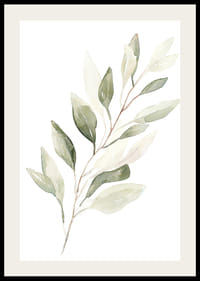 A calming wreath of leaves in soft, natural tones.-2