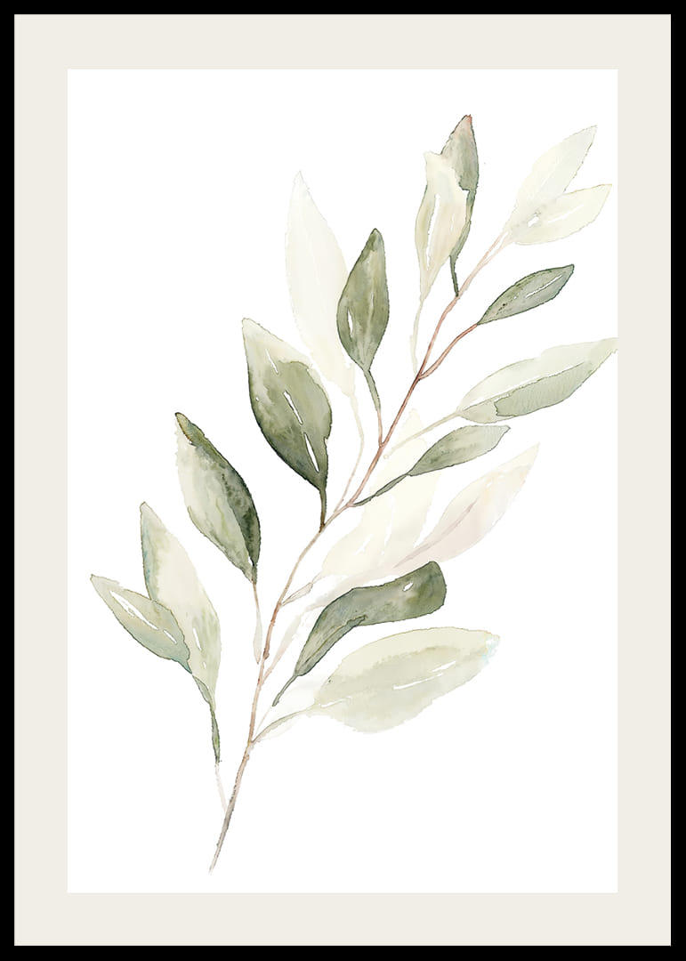 A calming wreath of leaves in soft, natural tones.-12