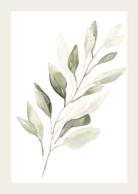 A calming wreath of leaves in soft, natural tones.-3