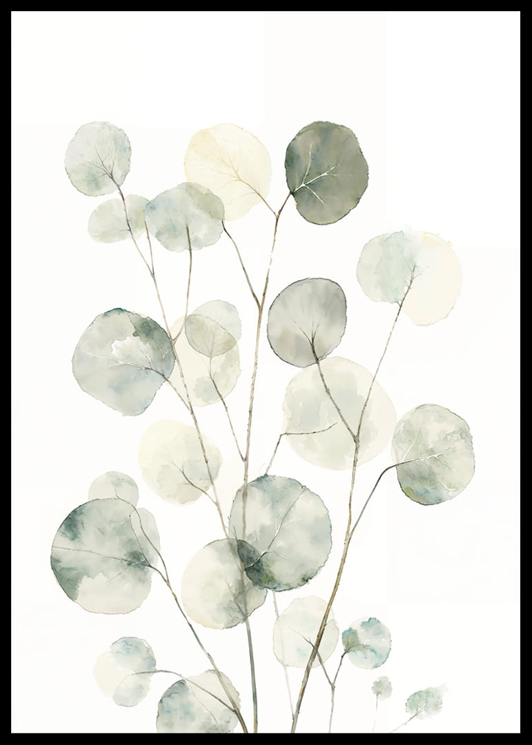 Light green leaves floating in airy elegance.-12