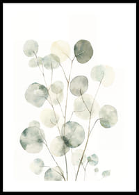 Light green leaves floating in airy elegance.-0