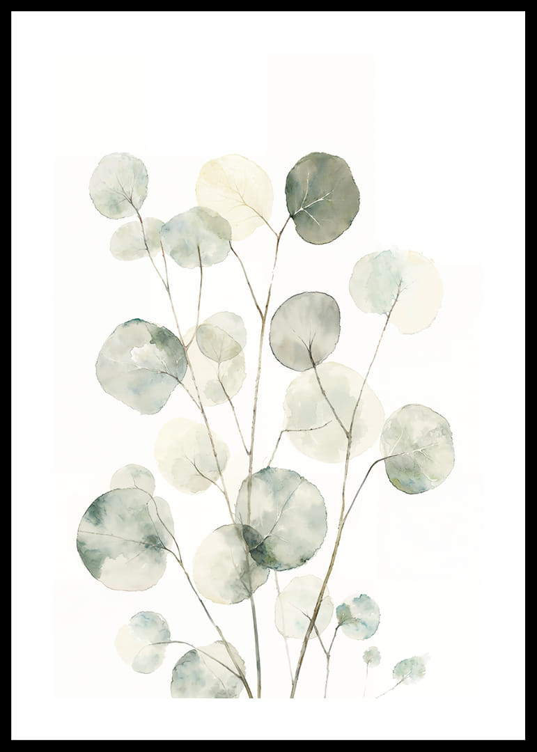 Light green leaves floating in airy elegance.-12