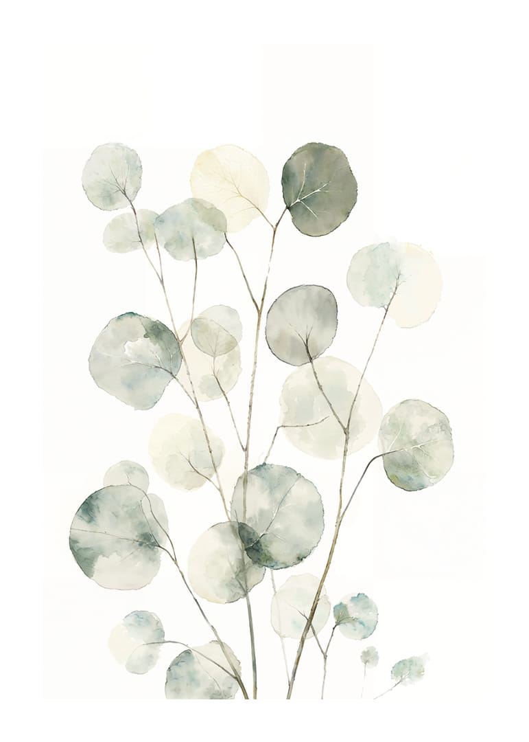 Light green leaves floating in airy elegance.-12