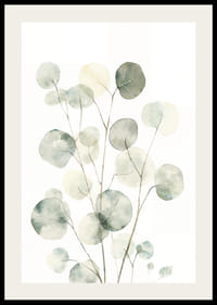 Light green leaves floating in airy elegance.-2