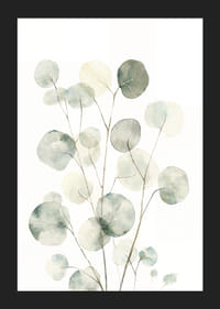 Light green leaves floating in airy elegance.-5