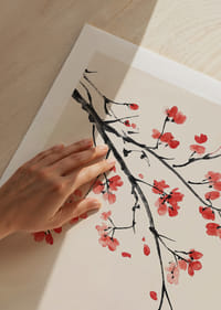 Soft cherry blossoms float against a light background.-9