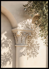 Sun-filled shadows dance over classical architecture.-6
