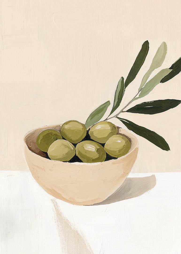Gentle olive colors in perfect harmony.-12