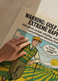 A golfer enjoys the sun and the rolling greenery of the course.-3