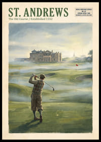 Old-fashioned golfing charm with historic St. Andrews.-0