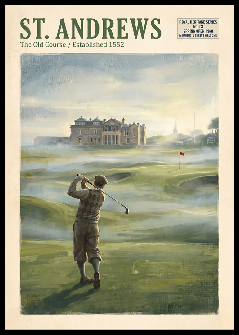 Old-fashioned golfing charm with historic St. Andrews.-12