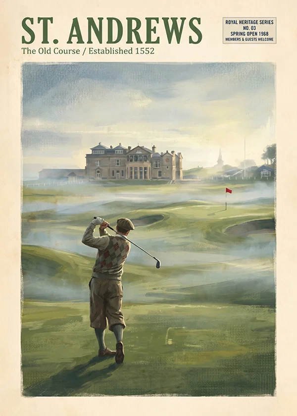 Poster St Andrews Golf Tradition