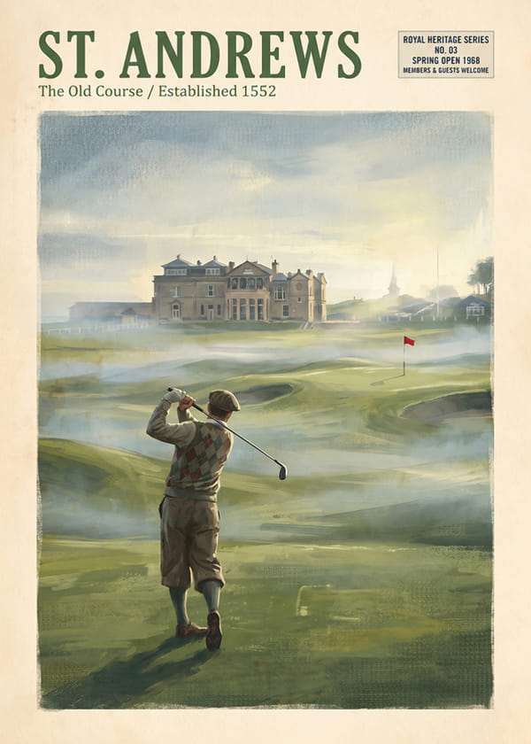 Poster St Andrews Golf Tradition