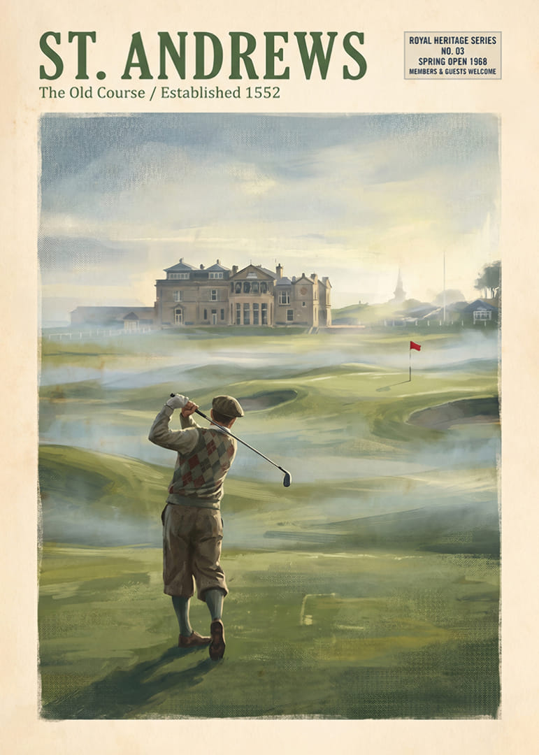 Old-fashioned golfing charm with historic St. Andrews.-12