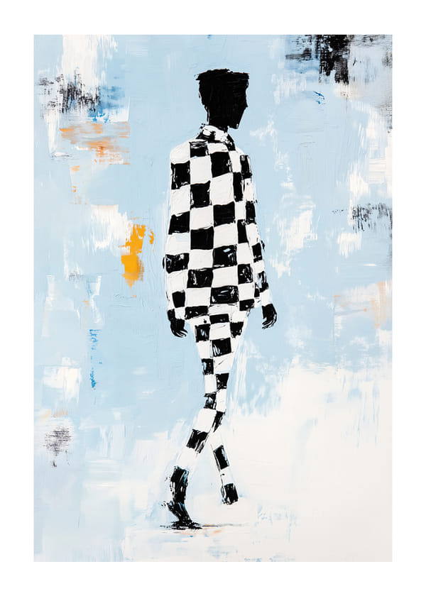 Poster Monochrome Stride