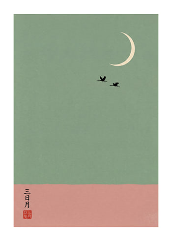 Poster Flight Under The Moon