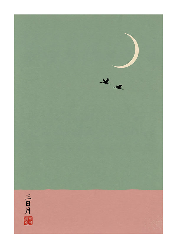 Poster Flight Under The Moon