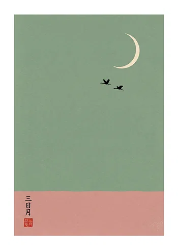 Poster Flight Under The Moon