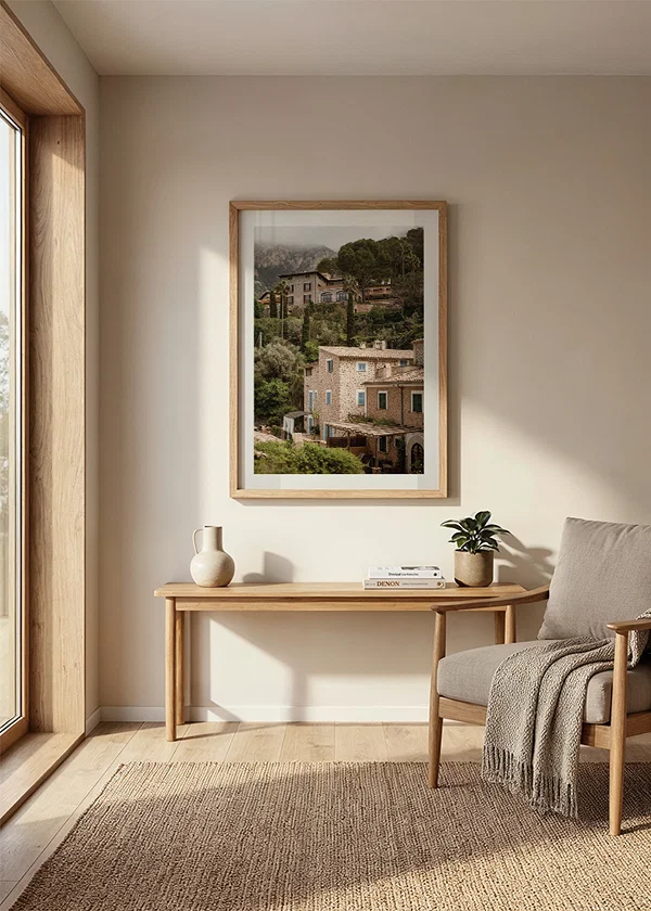 Poster Palma de Mallorca Mountain Village Charm crossfade