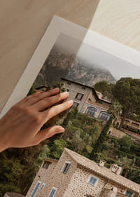 Charming village with stone houses surrounded by lush greenery.-9