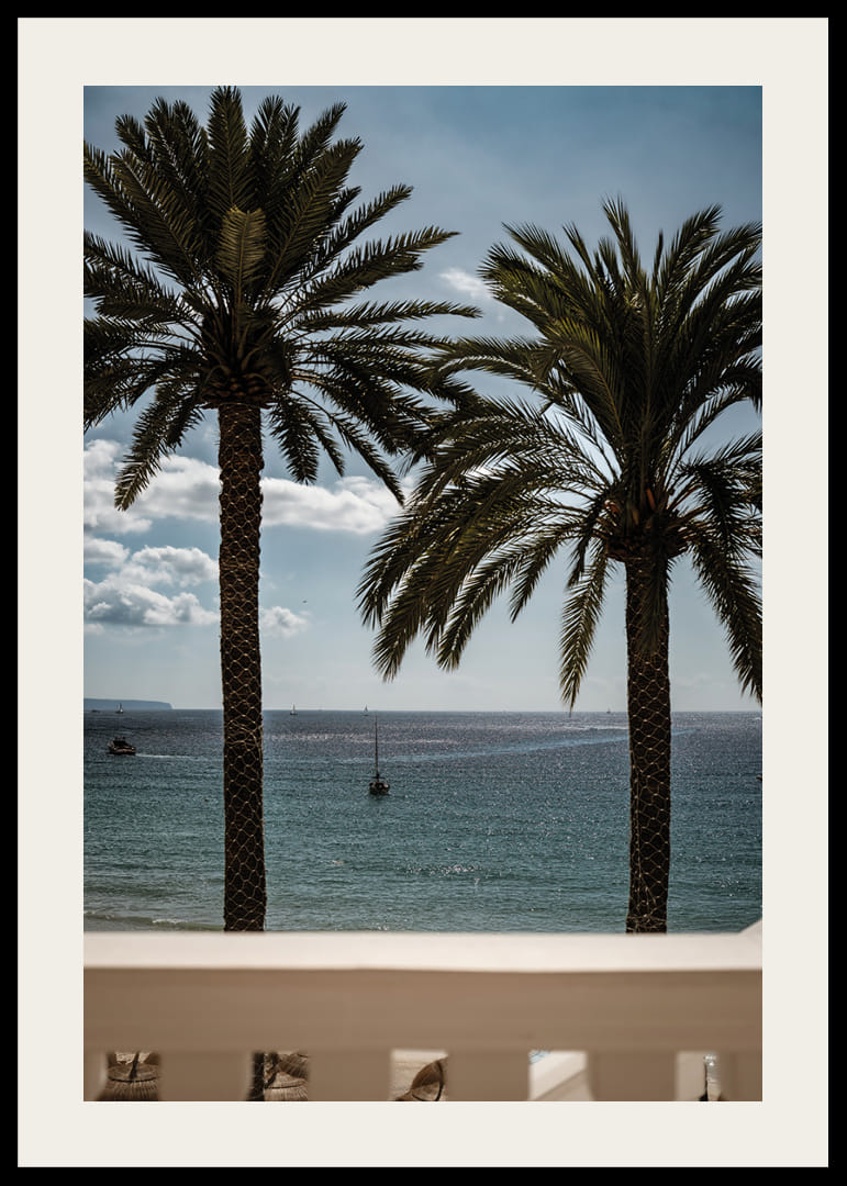 Palm trees by the sea provide peace and a heavenly calm.-12