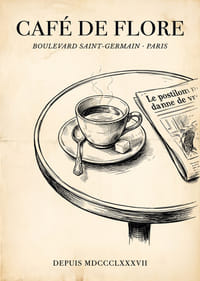 Aromă elegantă de cafea de pe bulevardele fermecătoare ale Parisului.-7