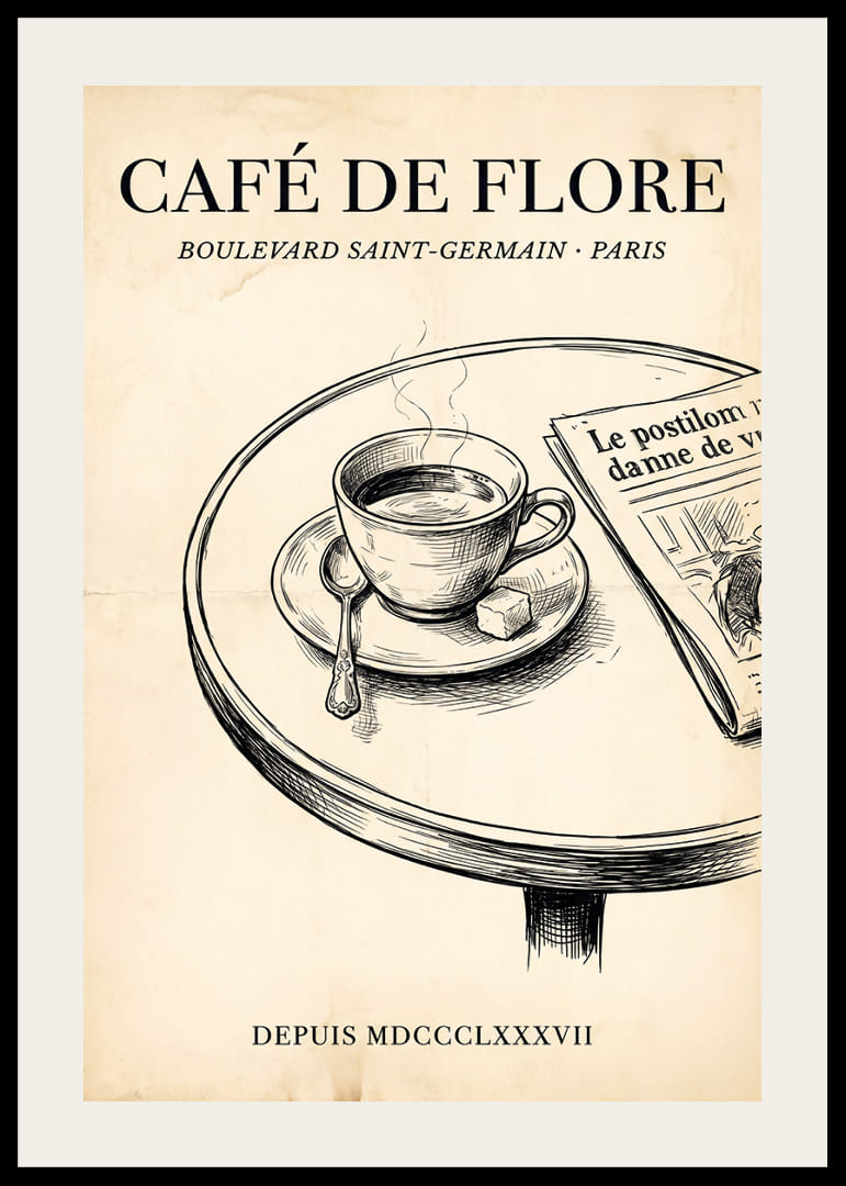 Aromă elegantă de cafea de pe bulevardele fermecătoare ale Parisului.-12