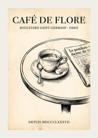 Aromă elegantă de cafea de pe bulevardele fermecătoare ale Parisului.-3