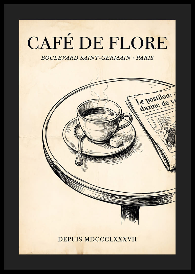Aromă elegantă de cafea de pe bulevardele fermecătoare ale Parisului.-12
