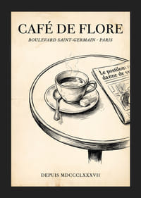 Aromă elegantă de cafea de pe bulevardele fermecătoare ale Parisului.-5