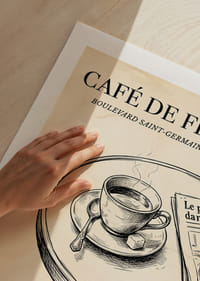 Aromă elegantă de cafea de pe bulevardele fermecătoare ale Parisului.-9