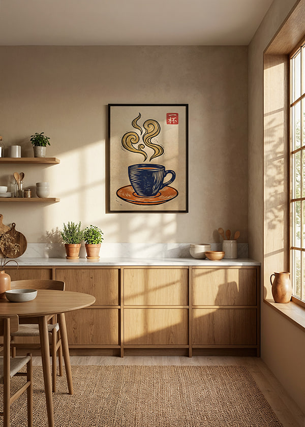 Poster Japandi Coffee crossfade