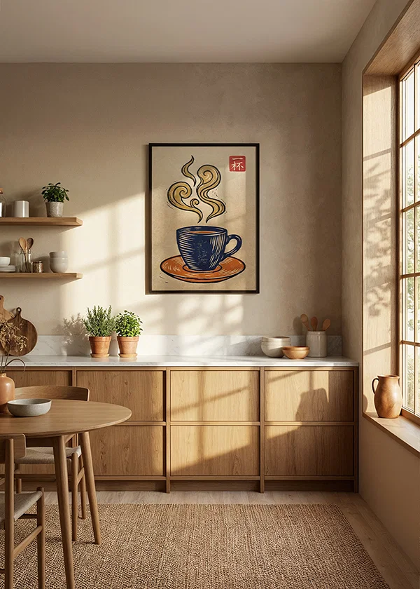 Poster Japandi Coffee crossfade