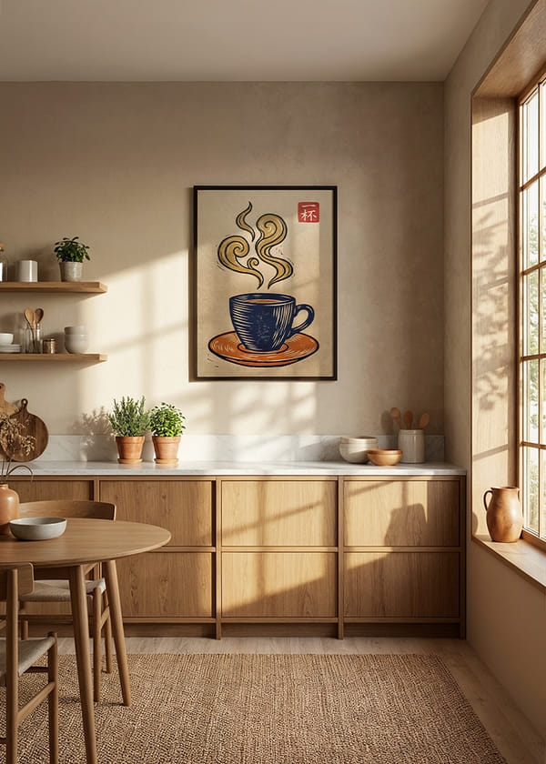 Poster Japandi Coffee crossfade