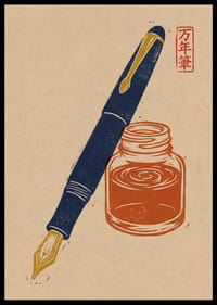 L'encre et la plume s'unissent dans une harmonie intemporelle.-6