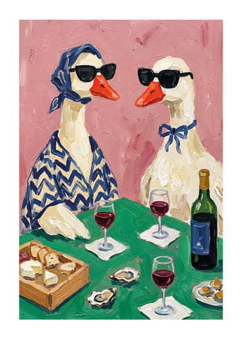 Poster Fancy Geese Wine Club