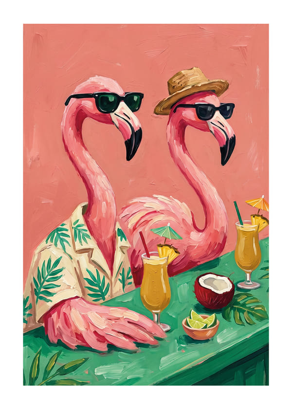 Plakatas Flamingo Fiesta