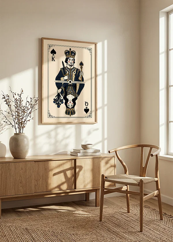 Poster King And Queen Of Spades crossfade