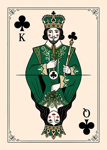 Poster King And Queen Of Clubs